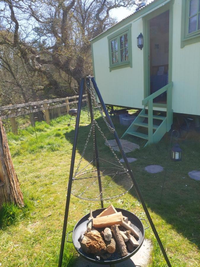The Old Mill Shepherds Hut Okehampton Exterior foto